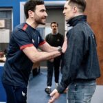 Hannah Waddingham Instagram - These three. Chemistry. Off the chart. Absolute,total and utter class. My favourite scene of the Ep. Executed by three ludicrous talents. Just the absolute bollocks. @phildunster @mrbrettgoldstein (for writing the Ep too 🤯🙈❤️) and our Captain, the incomparable Sudeikis. Love you all. Fact.