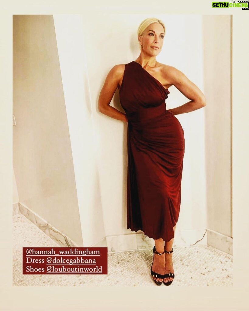 Hannah Waddingham Instagram - Thank you to @dolcegabbana @louboutinworld and the fabulous @jamesyardley for making me feel oowahweewah! LA S2 Screening. #tedlasso @appletv photo @cristinaehrlich XX The London West Hollywood at Beverly Hills