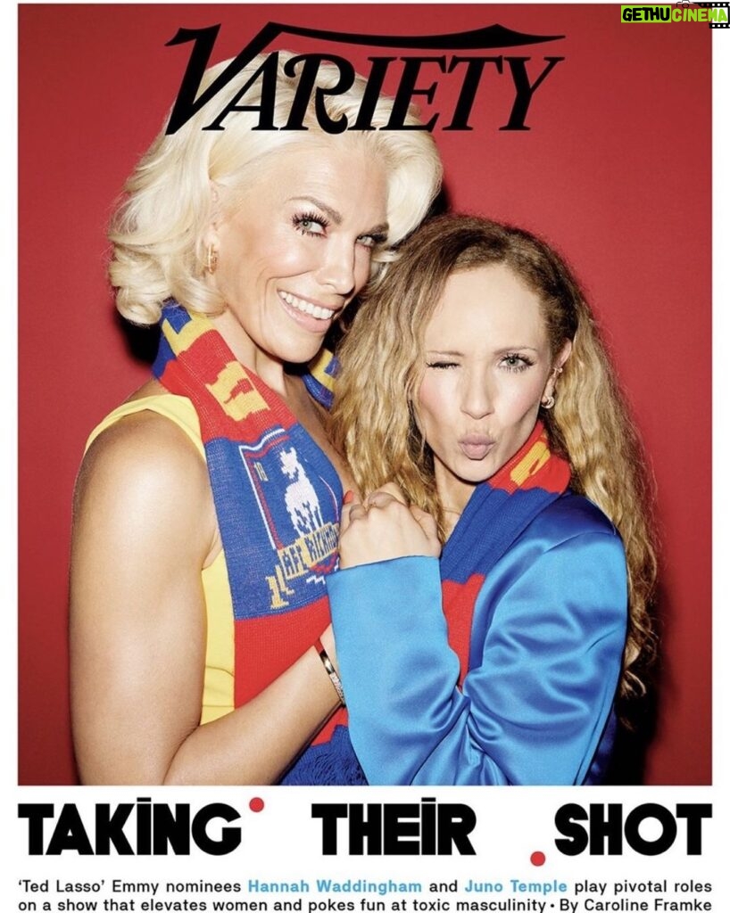 Hannah Waddingham Instagram - Can’t quite believe this. Proper Dream come true moment….and to share it with this beautiful rose petal that’s fallen into my life. Thank you for this @variety and for giving us this moment to share and look back on together for the rest of our lives. Just magical. X