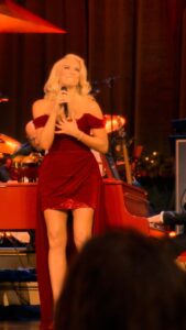 Hannah Waddingham Instagram - Hannah, Phil & The Fabulous Lounge Swingers. Pre-save the “Hannah Waddingham: Home for Christmas” Album