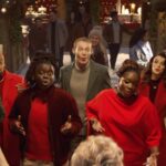 Hannah Waddingham Instagram - #Ad So pleased to be conducting the @Baileysofficial seasonal campaign this year, bringing all sorts of festive deliciousness! 🎄✨ Gorgeous Baileys cocktails, Christmas spirit and of course, the fabulous carols from the @goldvocalcollective - conducted by me(ish!) 😉🎶 ‘Tis the season to…….BAILEYS!!!!🍸 #Baileys #TisTheSeason #Christmas #Pleasedrinkresponsibly #Over18sOnly 🎄🎄✨✨⛄️❄️🎄