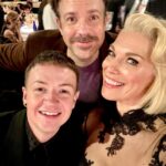Hannah Waddingham Instagram - Extremely late, but no less felt. Heartfelt, in fact, my thanks to my team, endlessly dedicated, passionate artists… no matter where we are in the world,we travel as a pack and it is my great pleasure to have them with me on this bonkers journey. Man,this is a fun ride!!!😱🙈❤️🤘🏻 The Golden Globes!