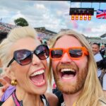 Hannah Waddingham Instagram - Why has it taken me this long to experience the completely unique exhilaration of the #britishgrandprix @silverstonecircuit A total honour and pinch me moment to be invited over to the grid walk just before the start!!!😱😱😱 Absolutely phenomenal!….and a phenomenal group of people to spend this brilliant memorable day with. What a MASSIVE privilege. EVERY SINGLE MINUTE OF IT!!!! Thank you so much @redbulluk @redbullracing and @silverstonecircuit Massive bucket list tick today! 🥰🏎️🏎️🏎️🔥🔥🔥 Silverstone - F1 British Grand Prix