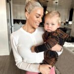 Heather Rae El Moussa Instagram - Last we checked it’s still love month + we’re definitely feeling it over here 🥹🤍🧸 Nothing better than being in the mountains for a rainy long weekend all cuddled up — Busy busy week ahead but we’ll be in our cozy clothes until further notice 💘