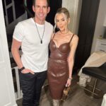 Heather Rae El Moussa Instagram - Mom & dad date night never disappoints ❤️‍🔥… but last night was extra special for Valentine’s day 🤍 A year ago on Valentine’s day marks the first date night we ever took after having Tristan and it’s crazy because leaving your baby never gets easy - but once you’re out you realize how important it is to have special quality time with your person. Laughing, talking, (a little drinking 🤪) hahah I love you @therealtarekelmoussa and loved our date night 🥰