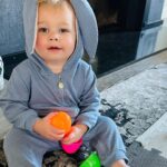 Heather Rae El Moussa Instagram - Wow life goes by so fast! It’s a rainy cozy day & we are going through old Easter pics through the years and reminiscing and reminding ourselves to savor the moments good and bad. Love our little bunnies 🐰 Swipe through- Most recent and going back to 2020