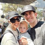 Heather Rae El Moussa Instagram - When the 5 of us try and take a photo together, you already know it’s going to be chaos 🙈 Sun in our eyes, bad lighting, kids getting antsy… the struggle is real 🤪 But we had so much fun celebrating Tristan’s 1st birthday at Disneyland!! It was so fun being there as a family and seeing Tristan’s face light up at all the rides was the cutest thing 🥹 Happiest place on earth for good reason 🤍🤍