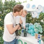 Heather Rae El Moussa Instagram - Tristan’s ONEder the sea 🌊 🐠🦈 🐳 birthday party was perfect in every way. Our hearts are so full. 🥹☺️ Wanted to do a little roundup of some of our favorite moments from his party but also ICYMI- we originally had planned on throwing a bigger birthday for him & it got completely out of control and we ended up deciding to pivot and do a very intimate party at our own house. We really wanted to soak in every moment & not feel overwhelmed and it was extra special to just be surrounded by our family and a few friends to celebrate our sweet little love. Newport Beach, California