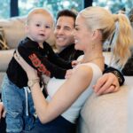 Heather Rae El Moussa Instagram - Happy birthday Tristan Jay!!! Our sweet little bear 🧸 is officially 1 year old today 🥹 The best addition to our family of five and a light that brightens all of our days with his endless smiles, loudest belly giggles, and perfect blue eyes 🤍 I can’t believe we have 1 teenager, 1 pre-teen, and a toddler in our home… soaking in every single moment, big and little, because where does the time go?!