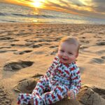 Heather Rae El Moussa Instagram - Day after Christmas vibes 🤍 We celebrated his 1st Christmas and in a little over a month, we’ll be celebrating his 1st birthday 🥹 Soaking in every moment 🫶🏻 Newport Beach, California