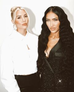 Heather Rae El Moussa Instagram - The yin to my yang 🤍🖤 Opposite in almost every way but became besties immediately- and even though we’re not on the same show together anymore, our friendship is stronger than ever ❤️‍🔥 l
