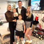 Heather Rae El Moussa Instagram - Merry Christmas from the El Moussa family ❤️ There’s nothing better than waking up on Christmas morning, looking around and feeling like you already have everything you could want. Family is truly everything - We hope you all get to slow down a little today to be with your loved ones! It’s Tristan’s first Christmas so we’ll definitely be soaking every moment in with our crazy little monsters 🥰