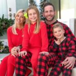 Heather Rae El Moussa Instagram - It’s officially the week before Christmas !! 🤍 Can’t believe this is our 5th year of doing our matchy jammie tradition and the first year Tristan’s in the photo 🥹 Swipe through for some memories and some holiday spirit 🥰