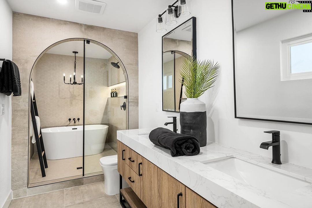 Heather Rae El Moussa Instagram - FIRST FLIP JUST HIT THE MARKET!! House 1 out of 14 from season 2 of Flipping El Moussas is finally completed and for sale for $1,299,900! 🙌 No expense was spared on the transformation of this gorgeous 4 bed, 3 bath house in La Palma, CA. Whether you have a growing family or love to entertain, this home is perfect! Custom wallpaper feature walls, hand selected designer lighting and fixtures, and a floor to ceiling smooth finish fireplace are just some of the custom touches that make this home unlike any other home on the market. We hope you love it as much as we loved flipping and designing it. You can view the full listing by clicking the link in our bio. Can’t wait to see how quickly this house will go 👀 Make sure to check out our open house TOMORROW & SUNDAY 1-4pm at 7161 Bon Villa Cir, La Palma, CA 90623 and if you’re interested and make sure you act fast 👏 What do you guys think of our first flip?! La Palma, California