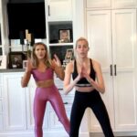 Heather Rae El Moussa Instagram - 30 minute full body burn 🔥 Workout with us @paulinastein @paulinafitnessstudio #fitness #fitnessmotivation #momlife #fitmom #healthy #workout #athomeworkout