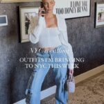 Heather Rae El Moussa Instagram - My NYC looks 🤍🗽So excited to speak at Zeta Live tomorrow!!! If you haven’t already registered, today’s your LAST chance 📢 It’s free + you can watch everything virtually so make sure you click the link in my bio to save your spot 🫶🏻 But before you go… which look is your favorite??! New York, New York