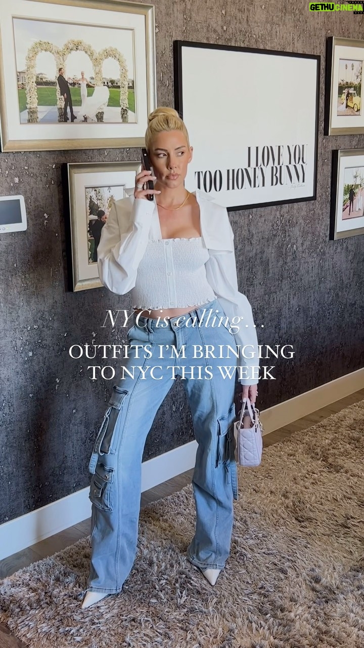 Heather Rae El Moussa Instagram - My NYC looks 🤍🗽So excited to speak at Zeta Live tomorrow!!! If you haven’t already registered, today’s your LAST chance 📢 It’s free + you can watch everything virtually so make sure you click the link in my bio to save your spot 🫶🏻 But before you go… which look is your favorite??! New York, New York