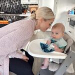 Heather Rae El Moussa Instagram - The candid moments of motherhood >> 🤍 Trying to find the balance of posting and sharing my life with you guys while also keeping some things more private than others. And balance is something I get asked about a lot and I think the real answer is I’m doing the best I frickin can 😆some days are better than others and other days are more chaotic, that’s life though 🤷🏼‍♀️My priorities are also so different these days- my baby and my family come first but having a schedule (as much as I possibly can) is really important so I can try to fit it all in- I use time, like when Tristan’s sleeping, to decide what needs to be done: is it work emails, looking at designs, working out, eating, our flips, etc etc. In the past, it was a lot easier to share everything I was doing on social media but now I think a big part of me likes to stay in my happy bubble and focus my energy on the things I mentioned like filming, my health, skincare, our flips and our family. Balance isn’t easy these days but doing something every day to bring health, happiness, and calm to my life is my advice to anyone who’s feeling something similar 🫶🏻
