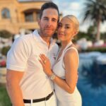 Heather Rae El Moussa Instagram - Lovers & best friends ❤️ Happy anniversary @leylamilani and @mannykhoshbin - Your love is so special and goes to show that you can be best friends, business partners, parents, lovers, and soulmates… Never settle until you find that person for you 🙏🏻