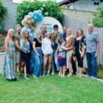 Heather Rae El Moussa Instagram - Surprised the birthday girl!!!! Taylor turned 13 a few weeks ago, but we wanted to throw her a proper party so we got everyone together and threw her the cutest surprise party - she was so surprised and happy 🥰❤️ 13 years old is a milestone year so it was so cute to see Tay soaking it all in, surrounded by our family 🤍 Such a fun day and we still can’t believe we officially have a teenager in the house!!! 🫣😆🥳
