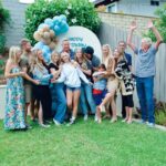 Heather Rae El Moussa Instagram - Surprised the birthday girl!!!! Taylor turned 13 a few weeks ago, but we wanted to throw her a proper party so we got everyone together and threw her the cutest surprise party - she was so surprised and happy 🥰❤️ 13 years old is a milestone year so it was so cute to see Tay soaking it all in, surrounded by our family 🤍 Such a fun day and we still can’t believe we officially have a teenager in the house!!! 🫣😆🥳