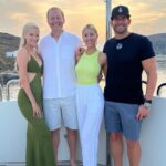 Heather Rae El Moussa Instagram - Happy birthday to one of our best friends @david_a_steinberg 🤍🤍🤍 It’s so special to have friends who turn into family and David and @themrskristen really are that to us. They are Tristans’s godparents & have made such an impact in our lives. I’ve known Kristen for years and we’ve been close but when Tarek and David met, it was the perfect mesh and now we’re inseparable 😆 We love you David. Help us wish Tristan’s godfather a happy birthday!!!