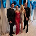 Heather Rae El Moussa Instagram - Happy birthday to one of our best friends @david_a_steinberg 🤍🤍🤍 It’s so special to have friends who turn into family and David and @themrskristen really are that to us. They are Tristans’s godparents & have made such an impact in our lives. I’ve known Kristen for years and we’ve been close but when Tarek and David met, it was the perfect mesh and now we’re inseparable 😆 We love you David. Help us wish Tristan’s godfather a happy birthday!!!