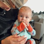 Heather Rae El Moussa Instagram - Our big man had real food today!!! Seriously cherishing these memories & moments forever 🥹 it was so cute seeing T eat food. After reading up on it we decided to lead with something less sweet first since babies tend to like sweets (obviously lol) so he tried organic mashed avocado first and he absolutely LOVED it. He kept grabbing the spoon and wanting more. After that we tried organic puréed butternut squash with veryy small amount of cinnamon, and he also loved it and kept wanting more. Big day for Tristan Jay 🥰 & if you’re a parent we’d love to hear how you started incorporating food in since we’ll slowly be adding more and more in ❤️