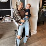 Heather Rae El Moussa Instagram - Still not over this “wild” one walking! 😻🐆 I loved reading all of your comments about the tips and sweet words! I am now prepping my running shoes for when he gets speedy 🤣🏃🏼‍♀️ Thankful for all the mommas out there that have helped me out with Tristan! 🥰🥰🥰
