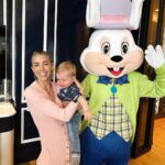 Heather Rae El Moussa Instagram - Happy Easter from the El Moussas 🤍🐰🐣it was pure CHAOS getting out the door to brunch with the family but we made it!! Then heading to to our desert house for a few days for a little chill time. Sending love to all of you!
