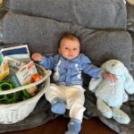 Heather Rae El Moussa Instagram - Wow life goes by so fast! It’s a rainy cozy day & we are going through old Easter pics through the years and reminiscing and reminding ourselves to savor the moments good and bad. Love our little bunnies 🐰 Swipe through- Most recent and going back to 2020