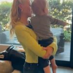 Heather Rae El Moussa Instagram - All 3 of the kids have made me a better person in different ways. I got my feet wet with Tay & Bray & then Tristan’s sweet soul chose me to be his mama. The kids have given me different perspective of life. There is a different purpose when you become a mother, you think different, you feel different. Life is more fun, but scary, I worry about things I’ve never worried about before. It’s chaotic but it’s beautiful chaos. I barely rest, I never have lazy days. Some days I miss that. But the alternative is SO much better. 🤍 Swipe to see life lately of Tristan Bear. 🐻 A few updates: He says mama, dada, dog & is trying to say other things. He’s taken 2 steps but not walking yet. He gives kisses & hugs. He loves being outside. He’s so sweet but strong willed. He loves pacis and drinking water. 😊