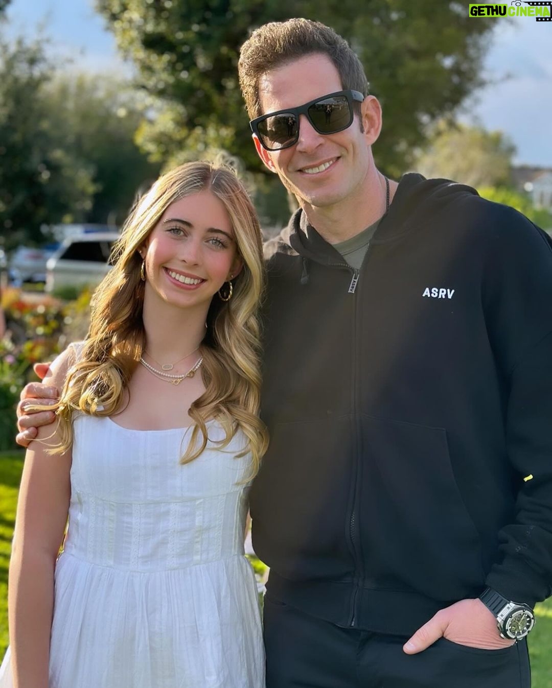 Heather Rae El Moussa Instagram - A little peek into our weekend chaos with the kids… Tay is so grown up & looked so beautiful at her evening of honors school dance! The parents got to sneak in after and the Dads got to dance with their daughters. It was so sweet & we tried not to embarrass her too much. Mom and Dad snuck away for a much needed date night! 🥂🥂🥂 Bray crushed it at his football 🏈 and soccer game! ⚽ We had a beach day with our boys! Tristan is obsessed with the sand, doesn’t eat it though…shells are a diff story so we have to watch him like a hawk. 😅 🏖️ And Sunday we had our crazy fam over for a BBQ! It’s truly a balancing act when you have kids & a busy life. We divide, unite and conquer. Who can relate?? 😙