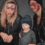 Hillary Vanderosieren Instagram - Notre famille vous souhaite un Happy & Horrifique Halloween 🎃👻 Make up By @lael.agency
