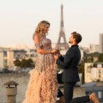 Hillary Vanderosieren Instagram - I SAID YES 💍 Nous sommes heureux de vous annoncer que nous connaissons la date de notre mariage 💒 🥰 Nous nous sommes fiancés il y a 2 ans maintenant, il est temps pour nous de passer le cap et de passer au mariage. 👰‍♀️🤵‍♂️ Nous allons nous marier en Juin 2022 ❤️💍 Tellement heureuse de vous l’annoncer et tellement heureuse de pouvoir être la femme de Giovanni Bonamy ❤️ Soon … Mme Bonamy ❤️ 📸 By @visualisation_ 👗 By @parismagicaldress Paris, France