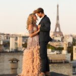 Hillary Vanderosieren Instagram - I SAID YES 💍 Nous sommes heureux de vous annoncer que nous connaissons la date de notre mariage 💒 🥰 Nous nous sommes fiancés il y a 2 ans maintenant, il est temps pour nous de passer le cap et de passer au mariage. 👰‍♀️🤵‍♂️ Nous allons nous marier en Juin 2022 ❤️💍 Tellement heureuse de vous l’annoncer et tellement heureuse de pouvoir être la femme de Giovanni Bonamy ❤️ Soon … Mme Bonamy ❤️ 📸 By @visualisation_ 👗 By @parismagicaldress Paris, France