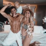 Hillary Vanderosieren Instagram - Joyeux 3 ans mon amour @gioboyparis ❤️🥳👨‍👩‍👦🐶 3 ans et bientôt 3 enfants 😂 On a pas rigolé 😂😂 Dubai, United Arab Emirates