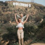 Hillary Vanderosieren Instagram - Petit message pour l’anniversaire de Papa : Nous t’aimons très fort ❤️ Tu es le meilleur des papas 🎂 Happy 33 years 🎁 Que ce séjour te reste gravé L.A -> Vegas 🇺🇸 Enjoy and I love you ⭐️ Hollywood