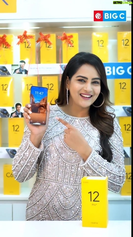 Himaja Instagram - 🚀 Exciting News Alert! 🚀 🎉 Get ready to witness the future of smartphones with the realme 12 Pro Plus, presented by the amazing Himaja at Big C Store! 🎉 ✨ Join us for an exclusive event where innovation meets style, and experience cutting-edge technology like never before! ✨ Buy Realme 12 Pro Plus at Big C ✅ Buy and Get Free Realme Buds Air 5 Worth ₹5,999 ✅ Buy and Get Free Realme Buds T300 Worth ₹3,999 ✅ Exchange Offer Up to ₹4,000 ✅ No Cost EMI Limited Period Offer⏳ Follow: https://www.instagram.com/bigcmobilesind/ 🛍️ Visit Nearest Big C Stores: https://www.bigcmobiles.com/store-locator 📞 Call Us: 18001234578 Don't miss out on the chance to be among the first to witness the unveiling of the realme 12 Pro Plus!✨ #bigcmobiles #realme12ProPlus #BigCStore #SmartphoneLaunch #HimajaAtBigC #trendingreels #reels #instagramreels