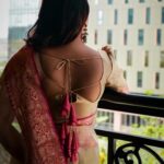 Himaja Instagram – ❤️
Beautiful Saree Designed By @kushalethnix
Beautiful Jewellery By @akshayjewels9 #sareelove