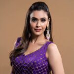 Hrishitaa Bhatt Instagram - In a purple state of mind 💜 . . . Styled by - @stylebyriyajn Assisted by- @moreprachi__ Outfit- @harshitasinghviofficial Earrings - @haus.of.sparklx MUA- @manish_kerekar Hair by - @bollywoodhairartist Clicked by - @anirudh_ramteke @abhi_nair1997 Managed by - @moushumibanerji . . . #hrishitaabhatt #bollywoodactress #mumbaiinfluencer #mumbaiinstagrammers #mumbaidaily #mumbaigram #mumbaifashion  #bollywoodfashion #bollywoodstyle #indianactress #outfitinspiration #lookoftheday #outfitoftheday #ootd