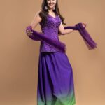 Hrishitaa Bhatt Instagram - In a purple state of mind 💜 . . . Styled by - @stylebyriyajn Assisted by- @moreprachi__ Outfit- @harshitasinghviofficial Earrings - @haus.of.sparklx MUA- @manish_kerekar Hair by - @bollywoodhairartist Clicked by - @anirudh_ramteke @abhi_nair1997 Managed by - @moushumibanerji . . . #hrishitaabhatt #bollywoodactress #mumbaiinfluencer #mumbaiinstagrammers #mumbaidaily #mumbaigram #mumbaifashion  #bollywoodfashion #bollywoodstyle #indianactress #outfitinspiration #lookoftheday #outfitoftheday #ootd