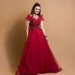 Hrishitaa Bhatt Instagram - Vibing in red 🌹 . . . . Styled by - @stylebyriyajn Assisted by- @_mansikadam13 Outfit - @official_christianheritage Earrings - @miranabymegha × @affiliates_pr MUA- @manish_kerekar Hair by - @bollywoodhairartist Clicked by - @anirudh_ramteke @abhi_nair1997 Managed by - @moushumibanerji . . . #hrishitaabhatt #bollywoodactress #mumbaiinfluencer #mumbaiinstagrammers #mumbaidaily #mumbaigram #mumbaifashion  #bollywoodfashion #bollywoodstyle #indianactress #outfitinspiration #lookoftheday #outfitoftheday #ootd