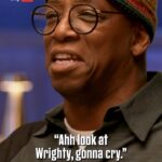 Ian Wright Instagram - “Look at Wrighty gonna cry!” 😭 Gazza was right there next to @IanWright0 when he was given the England No.9 shirt 🏴󠁧󠁢󠁥󠁮󠁧󠁿 Watch or listen to Stick to Football via link in bio 📲