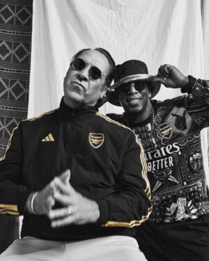 Ian Wright Instagram - No words needed. 😍

Our @adidasfootball x @Arsenal @wrightyofficial pre-match collection is out now.

Available on adidas.com & Arsenal Direct