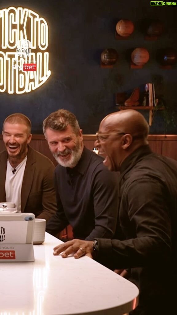 Ian Wright Instagram - “Becks your spending so much, what about when you finish?” 🤣 Roy Keane never had a problem with Beckham’s spending but @wrightyofficial had his worries! 😅 Watch or listen to Stick to Football via the link bio 📲