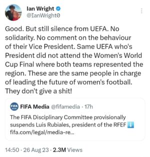 Ian Wright Instagram - @uefa_official @uefacom