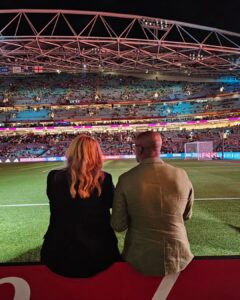 Ian Wright Instagram - Not to be. Love this team 😔♥️🏴󠁧󠁢󠁥󠁮󠁧󠁿 @lionesses Stadium Australia