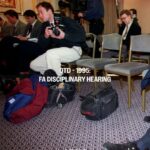 Ian Wright Instagram - Ian Wright awaits his FA Disciplinary Hearing, OTD 1995. Photo by Stuart Atkins