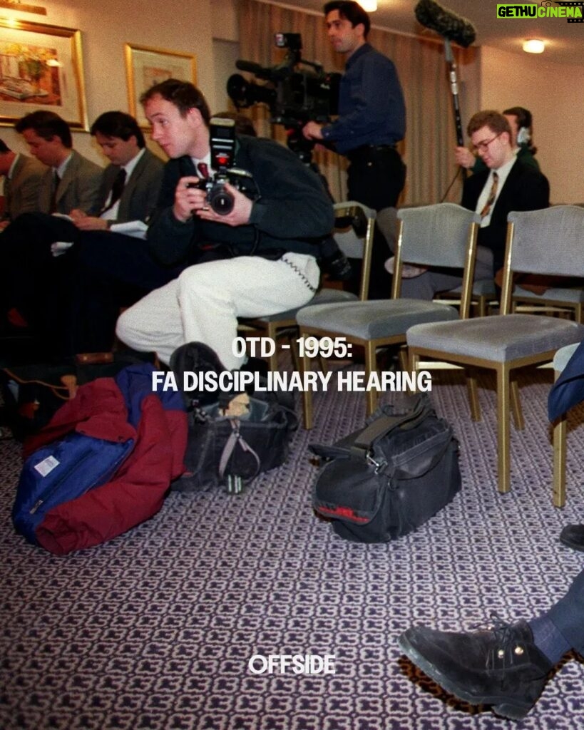 Ian Wright Instagram - Ian Wright awaits his FA Disciplinary Hearing, OTD 1995. Photo by Stuart Atkins
